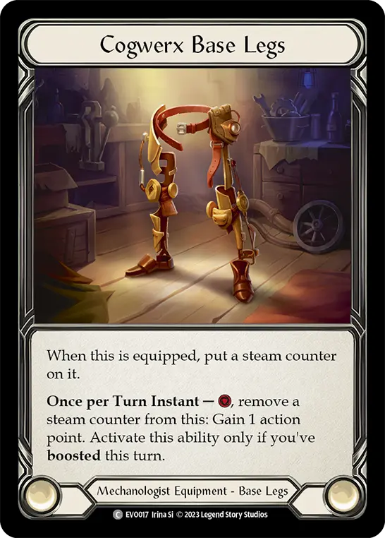Cogwerx Base Legs — Cold Foil
