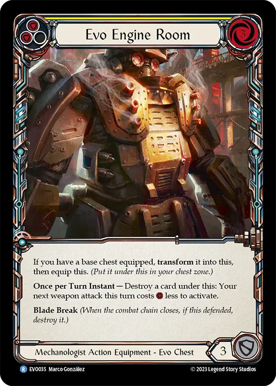 Evo Engine Room — Cold Foil