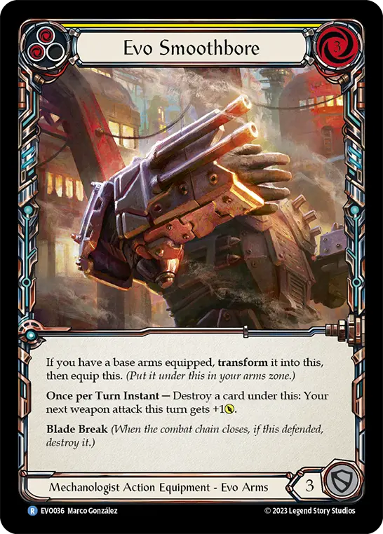 Evo Smoothbore — Cold Foil