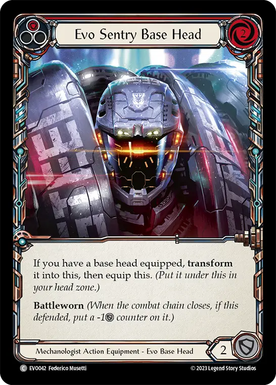 Evo Sentry Base Head — Cold Foil