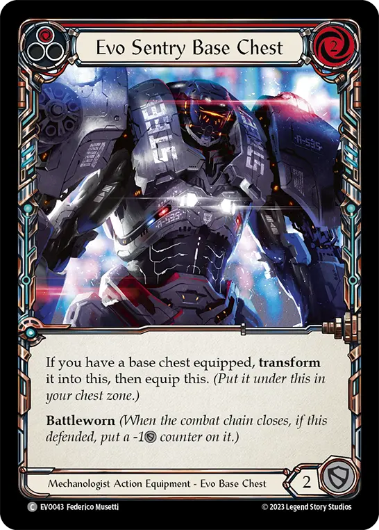Evo Sentry Base Chest — Cold Foil