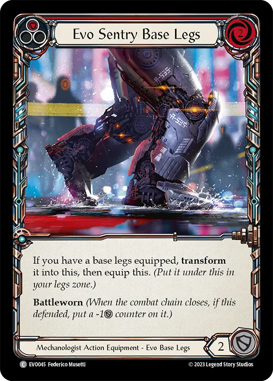Evo Sentry Base Legs — Cold Foil