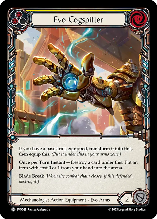 Evo Cogspitter — Cold Foil