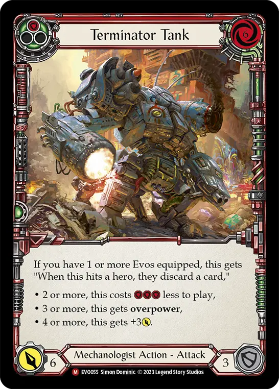 Terminator Tank — Rainbow Foil