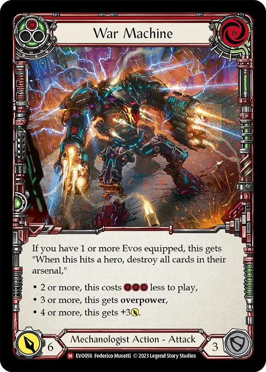 War Machine — Rainbow Foil