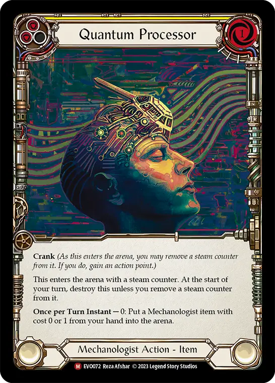 Quantum Processor — Rainbow Foil