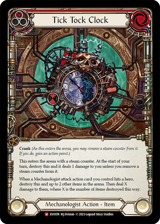 Tick Tock Clock — Rainbow Foil