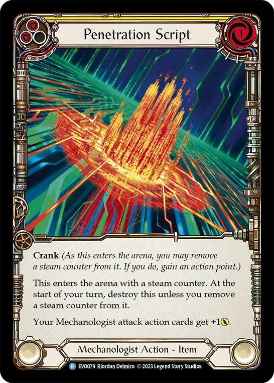 Penetration Script — Rainbow Foil