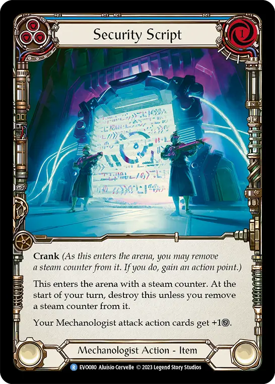 Security Script — Rainbow Foil