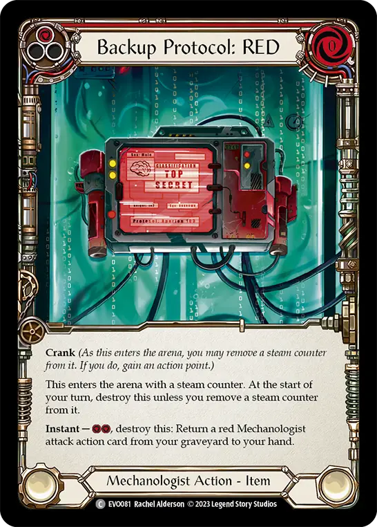 Backup Protocol: RED — Rainbow Foil
