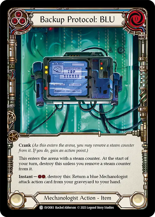 Backup Protocol: BLU — Rainbow Foil