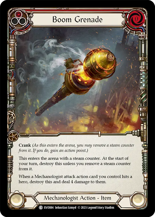 Boom Grenade — Rainbow Foil