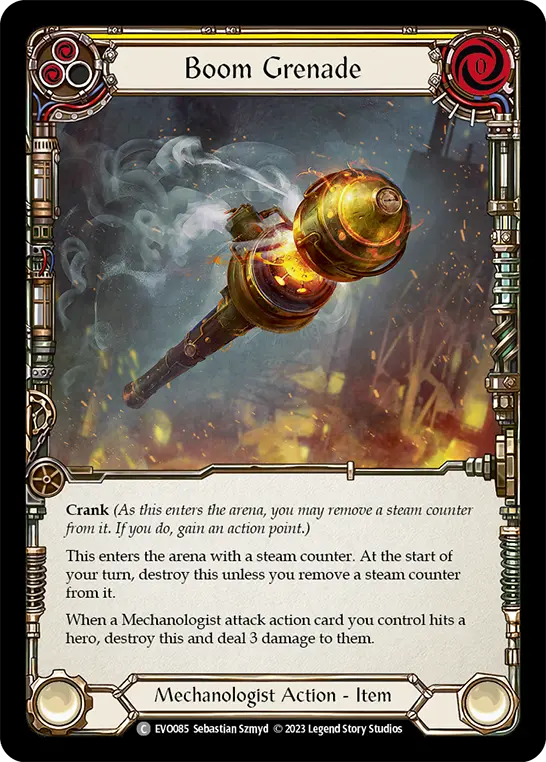 Boom Grenade — Rainbow Foil