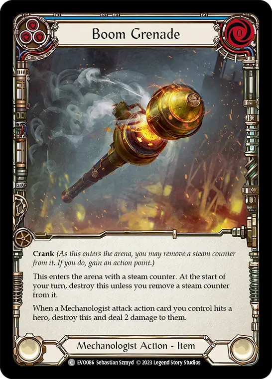 Boom Grenade — Rainbow Foil