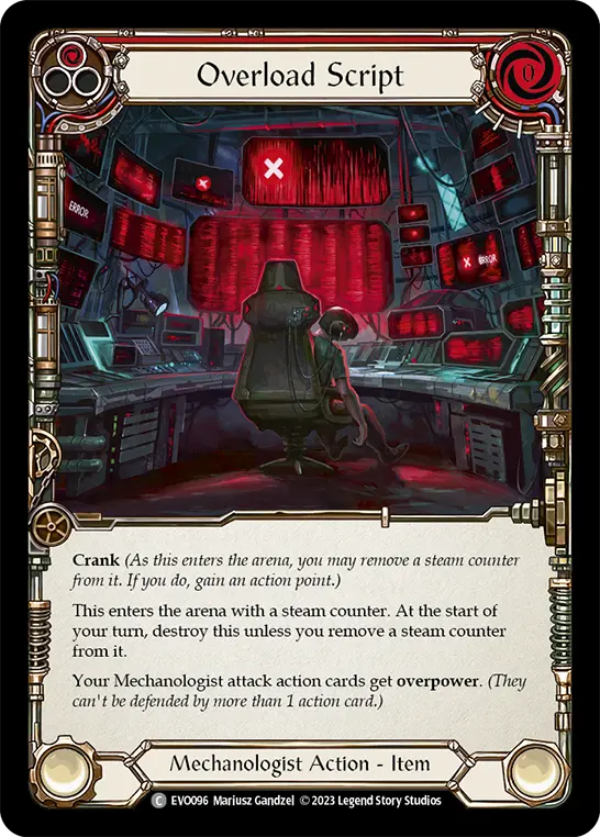 Overload Script — Rainbow Foil