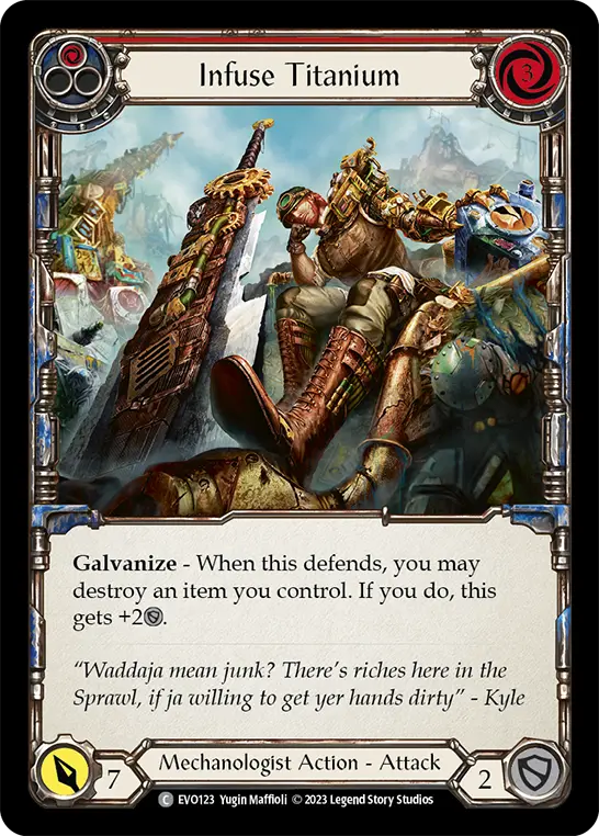 Infuse Titanium — Rainbow Foil