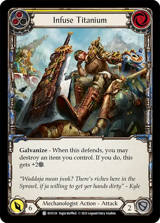 Infuse Titanium — Rainbow Foil