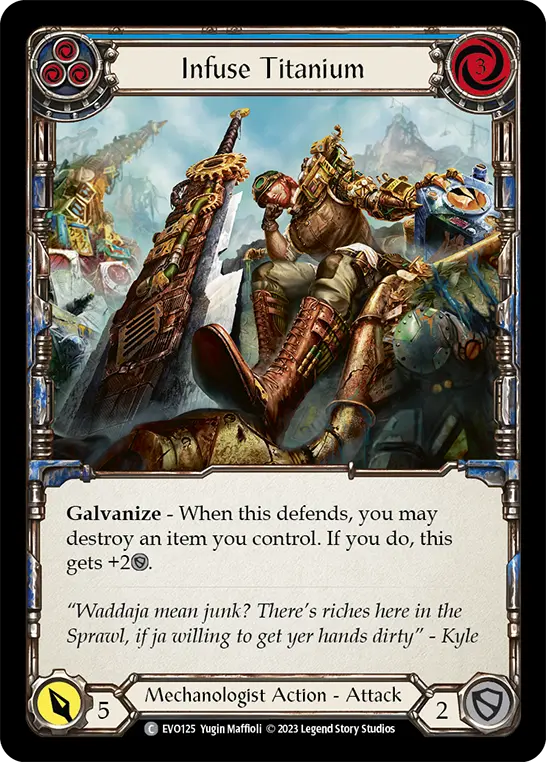 Infuse Titanium — Rainbow Foil