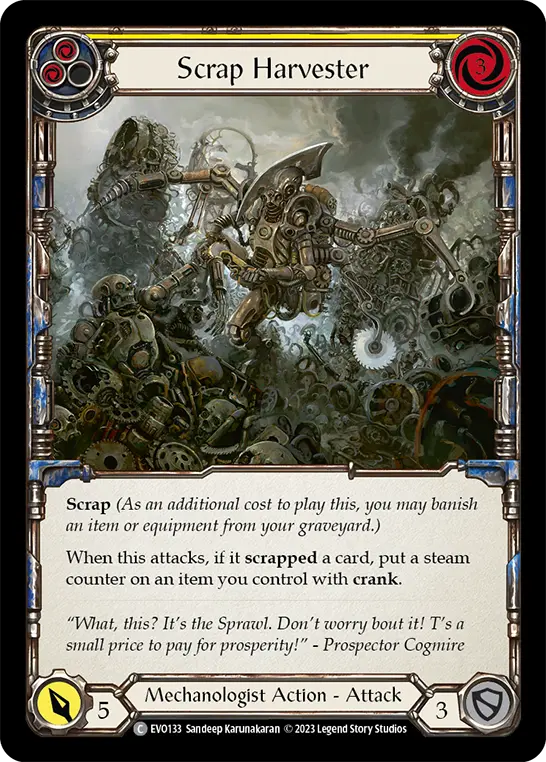 Scrap Harvester — Rainbow Foil