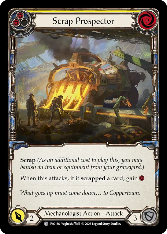 Scrap Prospector — Rainbow Foil