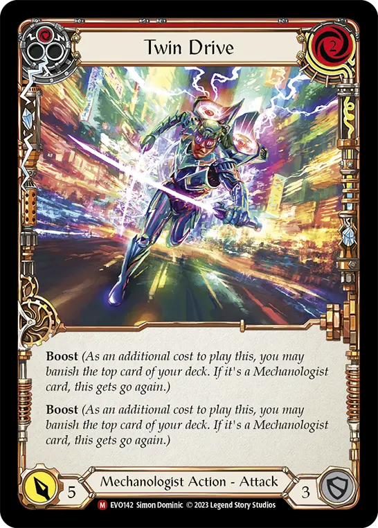 Twin Drive — Rainbow Foil
