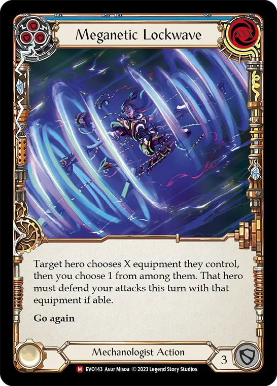 Meganetic Lockwave — Rainbow Foil