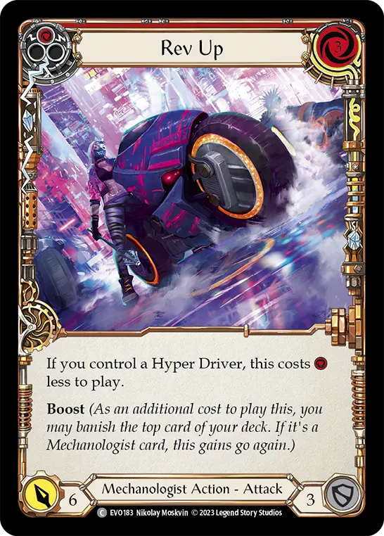 Rev Up — Rainbow Foil