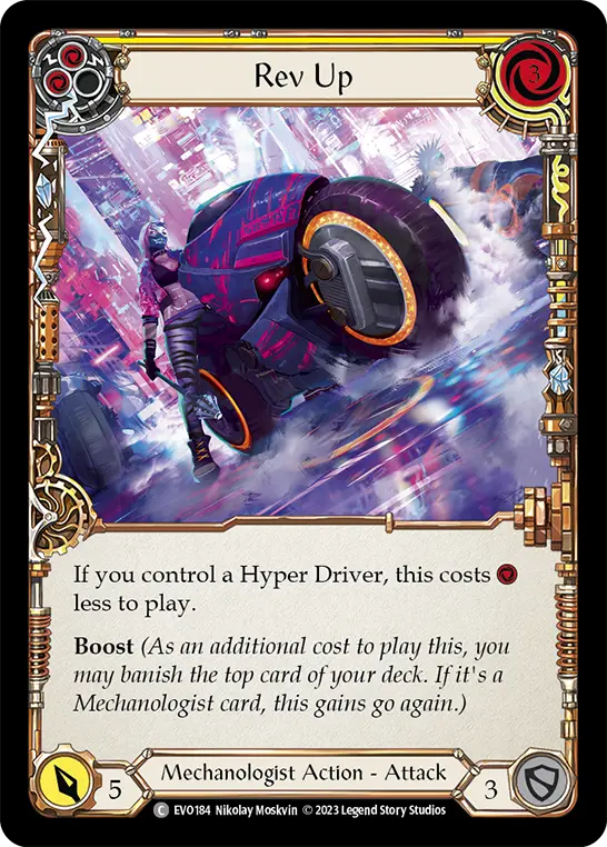 Rev Up — Rainbow Foil