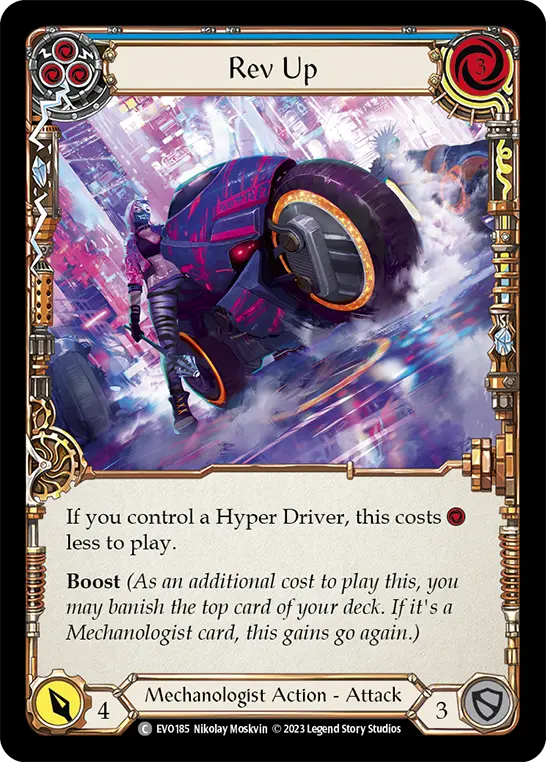 Rev Up — Rainbow Foil