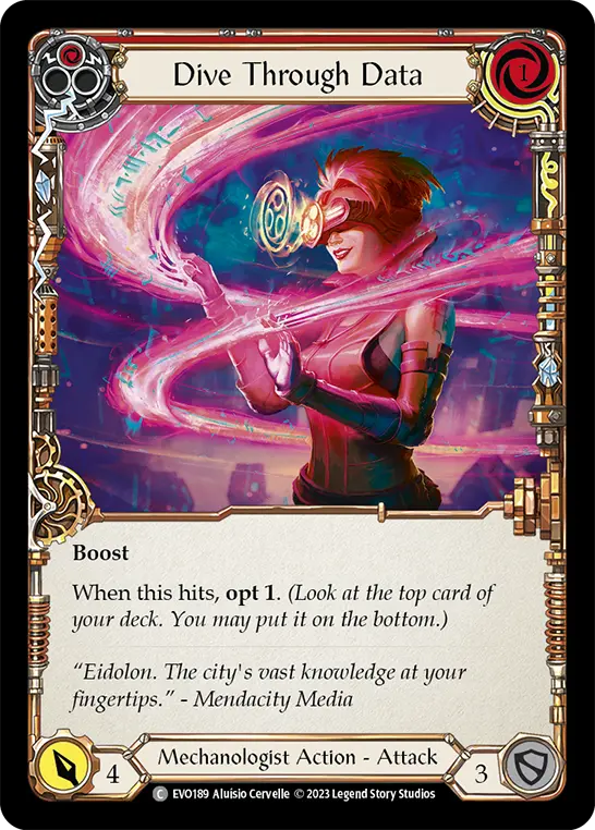 Dive Through Data — Rainbow Foil