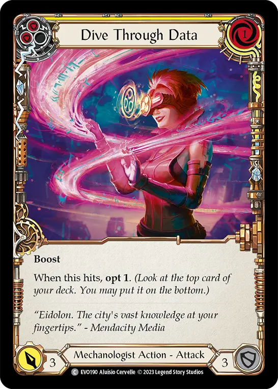 Dive Through Data — Rainbow Foil