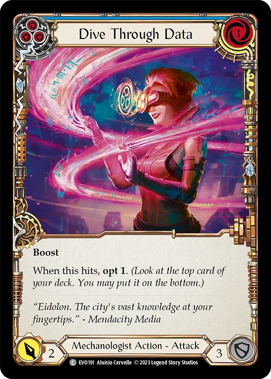 Dive Through Data — Rainbow Foil