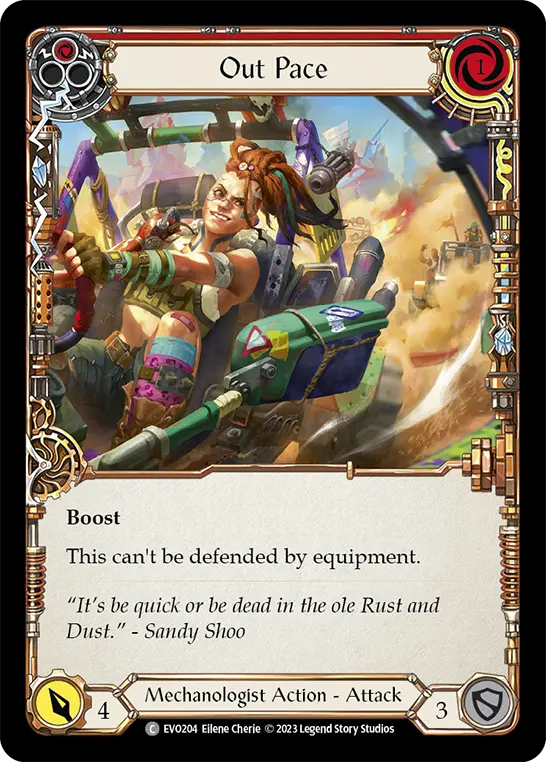 Out Pace — Rainbow Foil