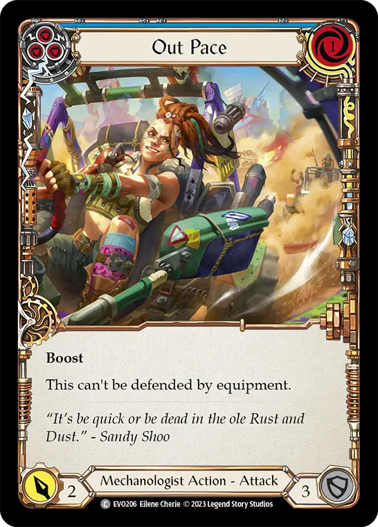 Out Pace — Rainbow Foil