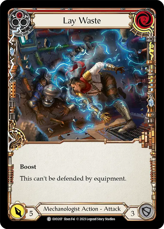 Lay Waste — Rainbow Foil