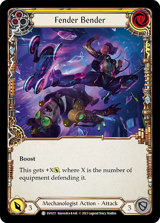 Fender Bender — Rainbow Foil