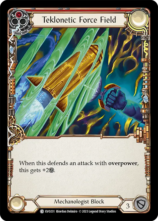 Teklonetic Force Field — Rainbow Foil