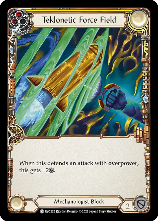 Teklonetic Force Field — Rainbow Foil