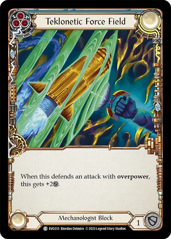 Teklonetic Force Field — Rainbow Foil