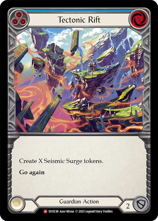 Tectonic Rift — Rainbow Foil