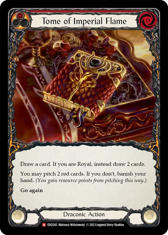 Tome of Imperial Flame — Rainbow Foil