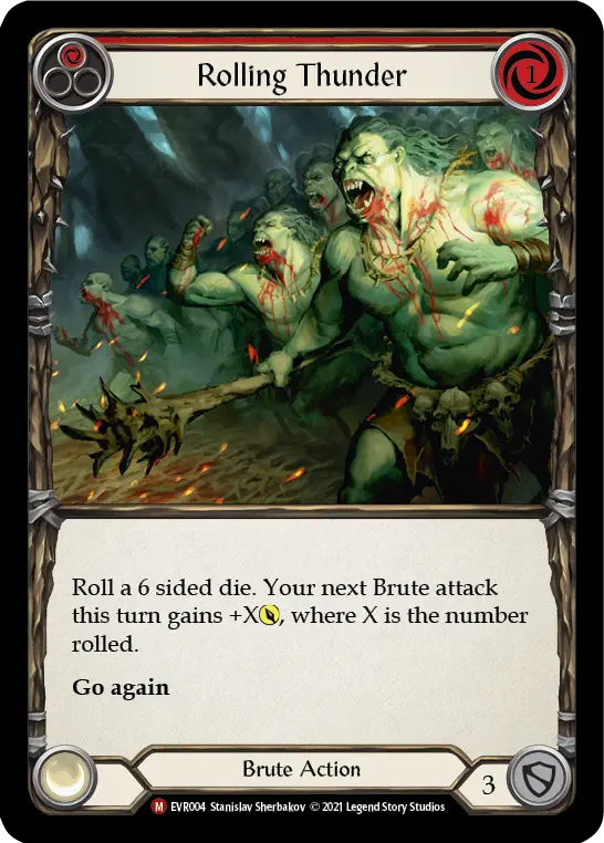 Rolling Thunder — Rainbow Foil