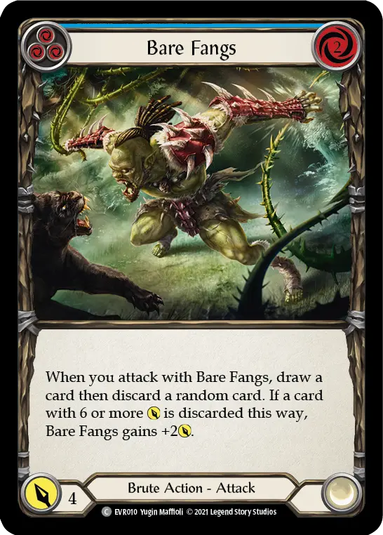 Bare Fangs — Rainbow Foil