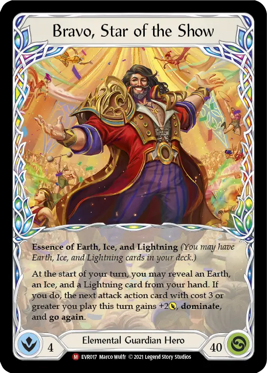 Bravo, Star of the Show — Extended Art — Cold Foil