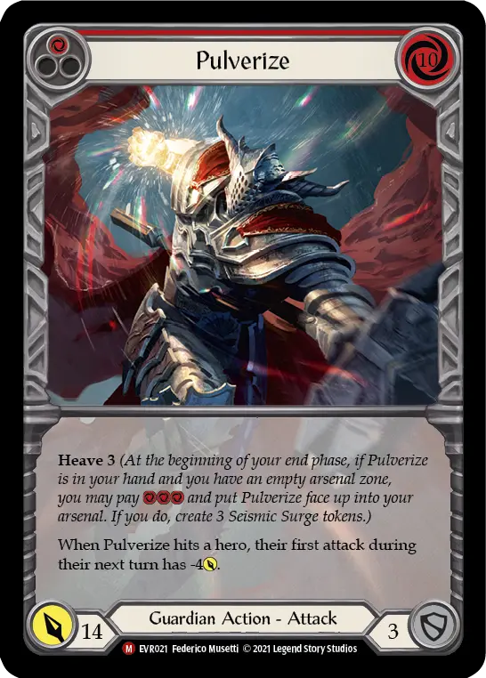 Pulverize — Extended Art — Rainbow Foil