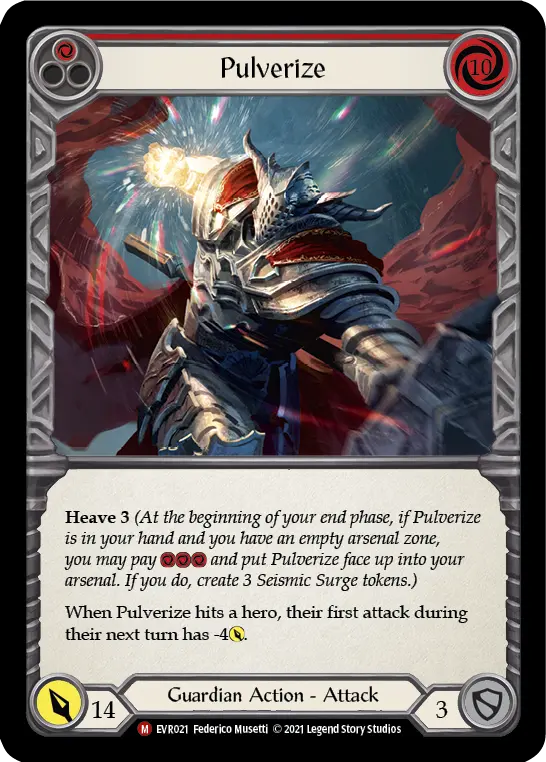 Pulverize — Rainbow Foil