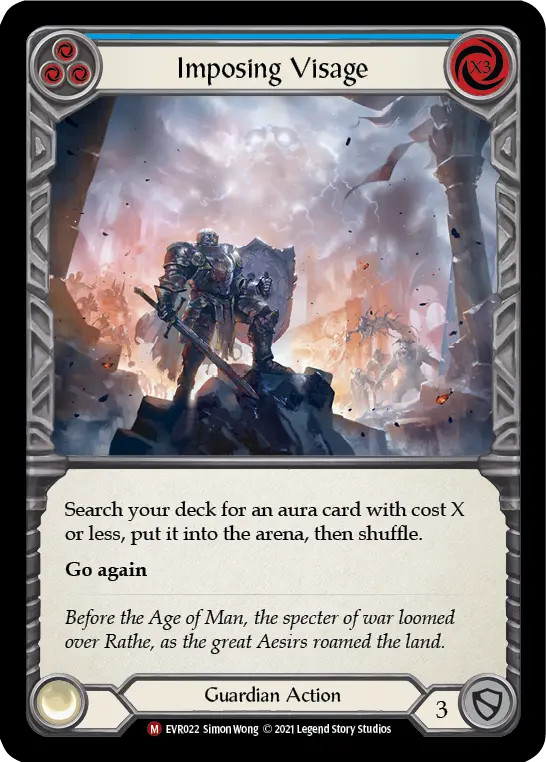 Imposing Visage — Rainbow Foil