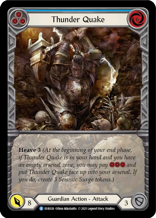 Thunder Quake — Extended Art — Rainbow Foil