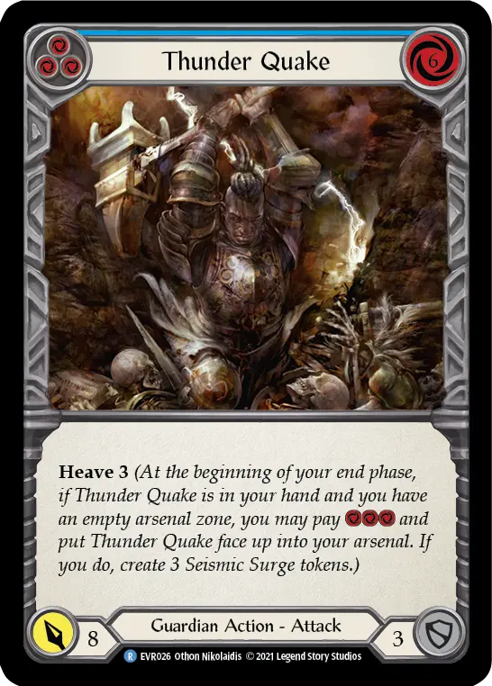 Thunder Quake — Rainbow Foil