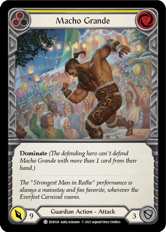 Macho Grande — Rainbow Foil